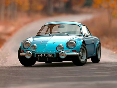 Alpine Renault bleue
