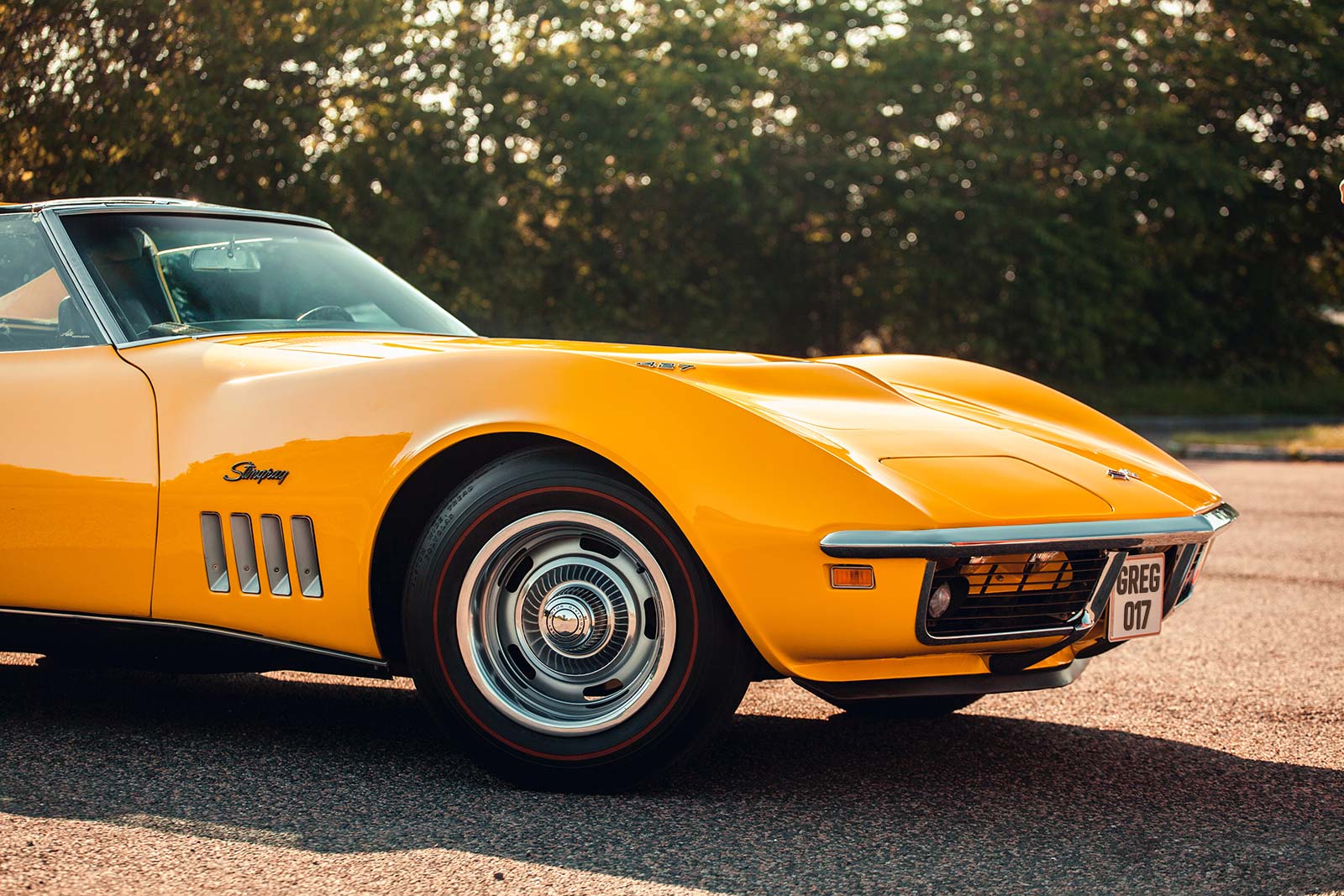 Chevrolet Corvette jaune Charente Maritime