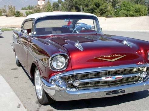 Chevrolet Bel Air hardtop sans montant (1957)